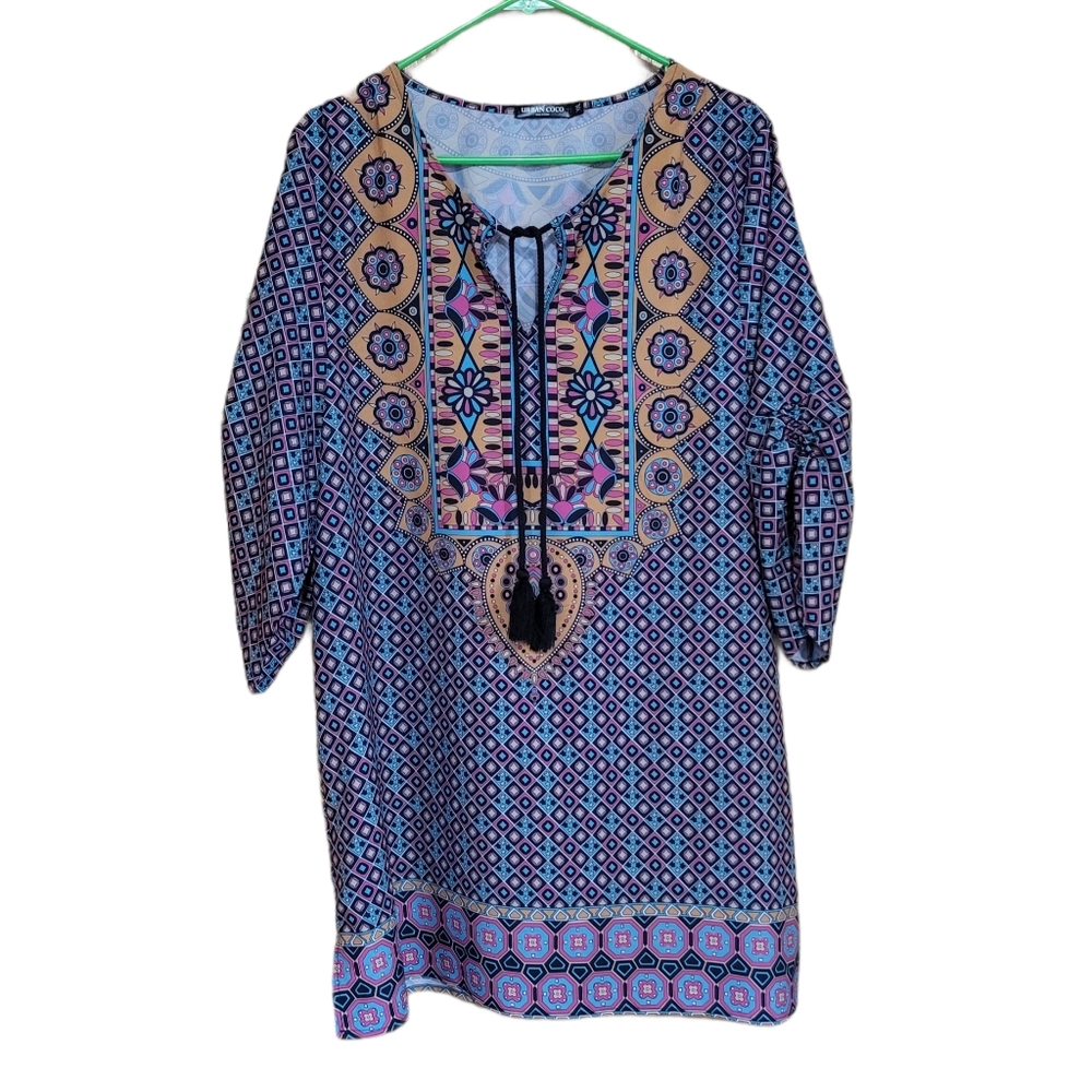 Urban Coco Boho Shirt Dress Size XXL